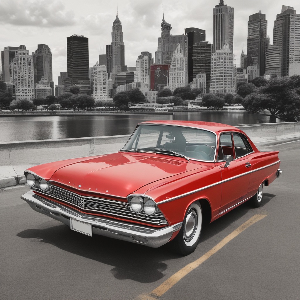 Image of Red Sedan